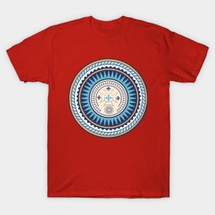 Mandala Meditation Yoga Circle Positive Vibe T-Shirt